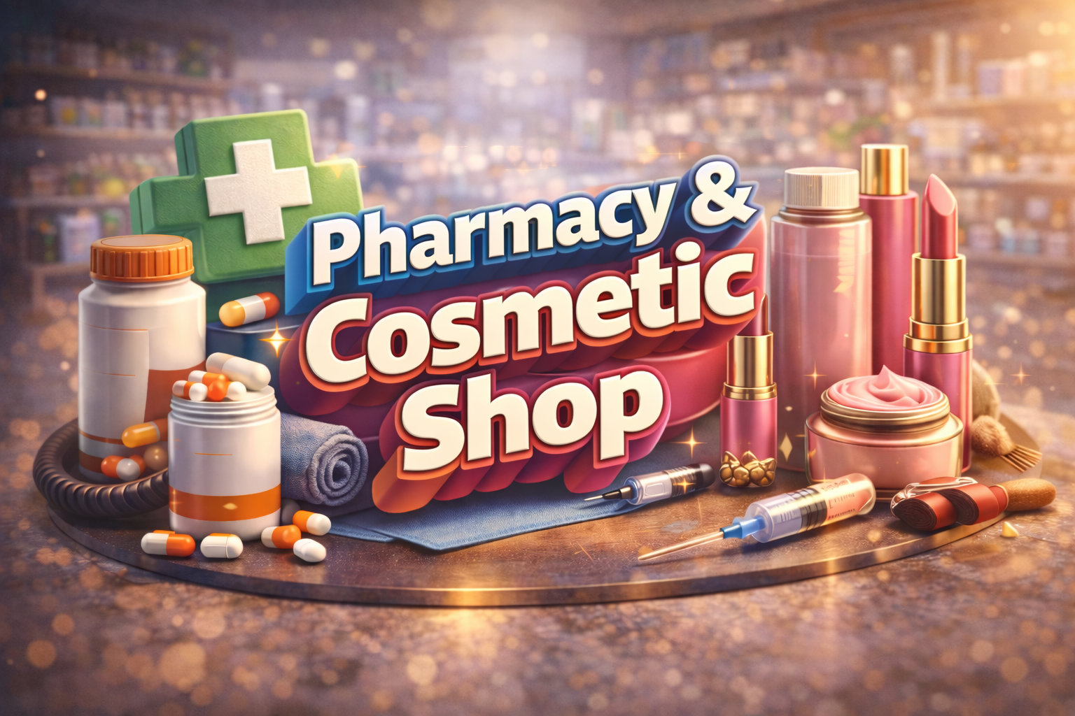 pharmacy & cosmetic shop